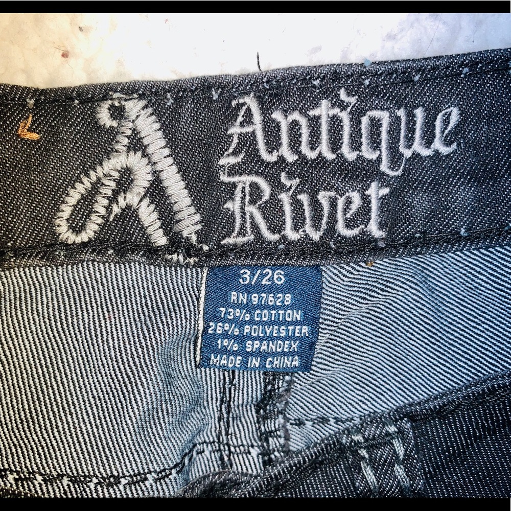 Antique Rivet Bootcut Jeans - Picture 5 of 8